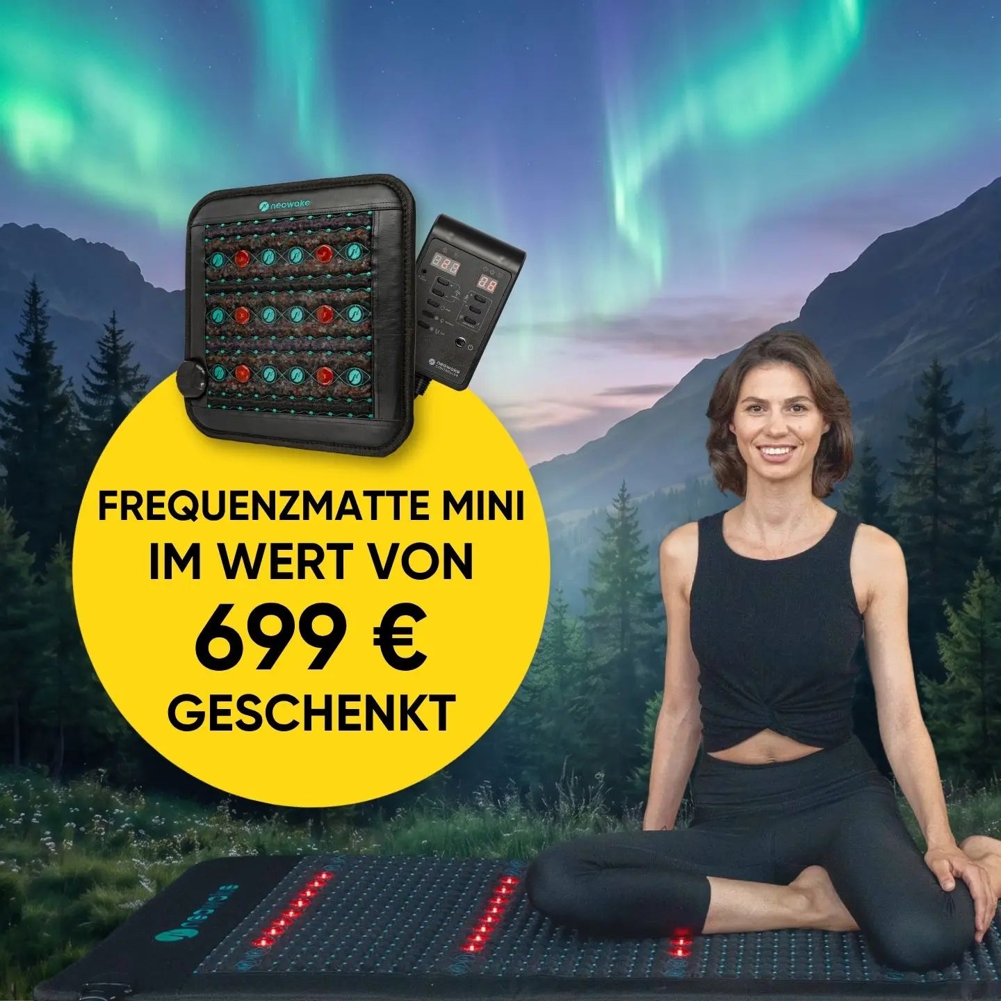 neowake® Frequenzmatte + GRATIS Frequenzmatte mini