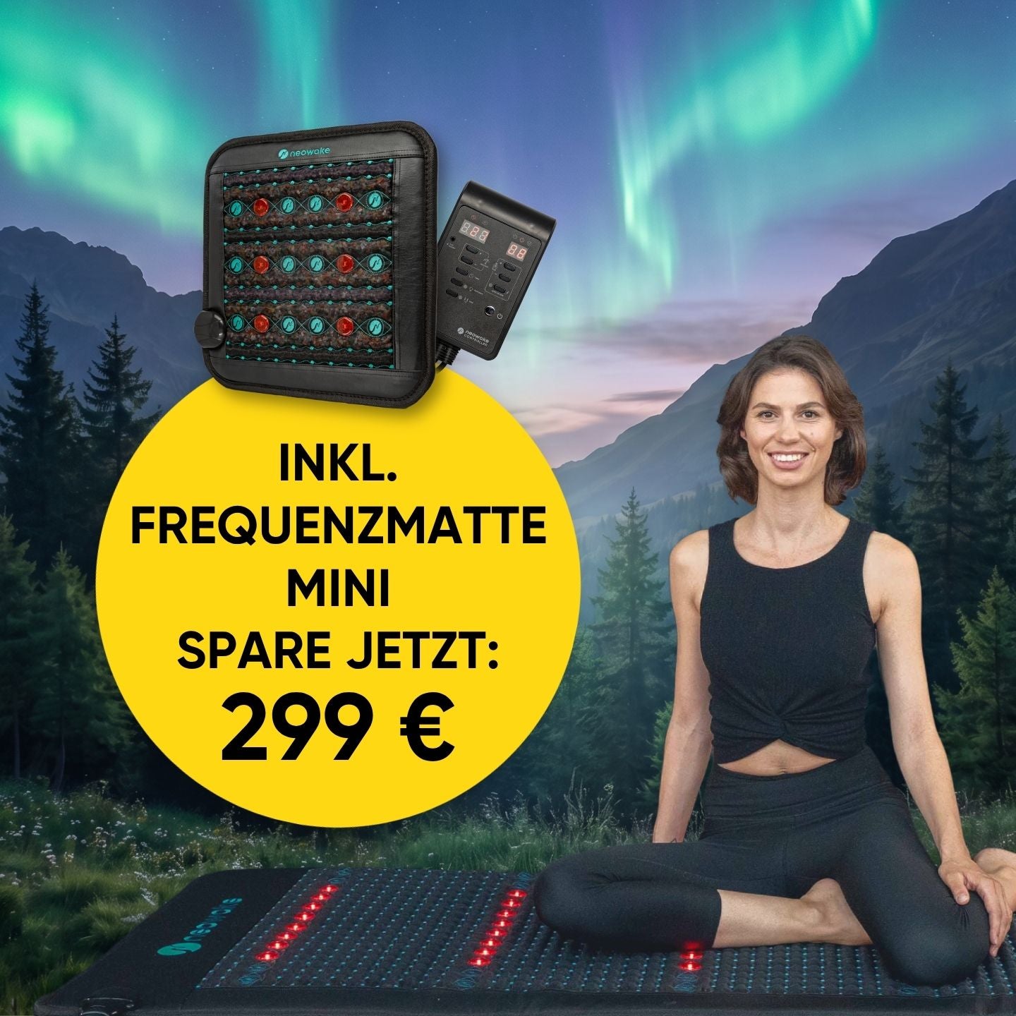 neowake® Frequenzmatte + Frequenzmatte mini
