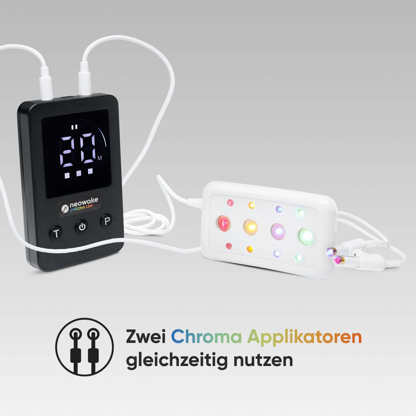 neowake Chroma Link mit zwei Applikatoren
