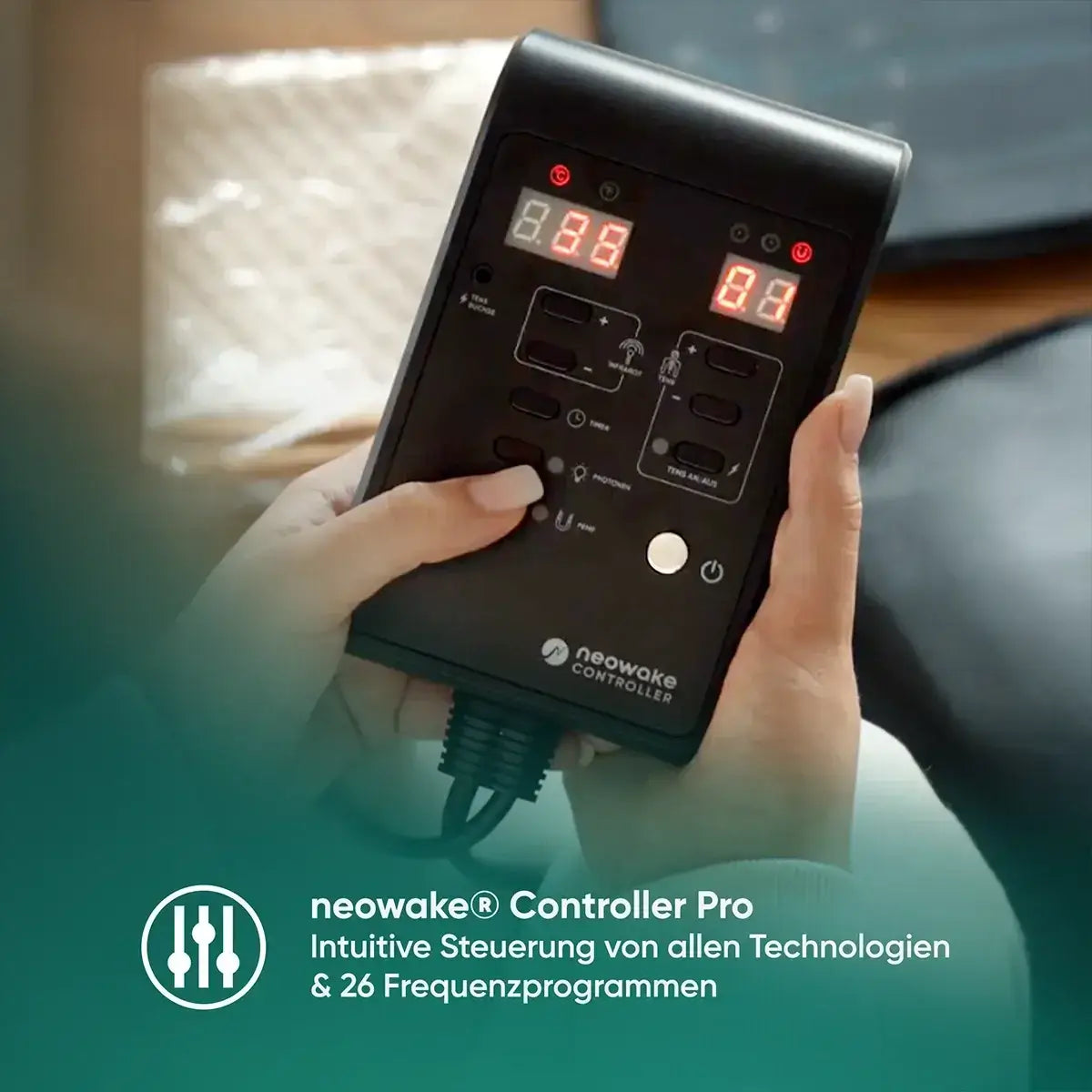 neowake Controller Pro mit Display zur intuitiven Steuerung aller Technologien