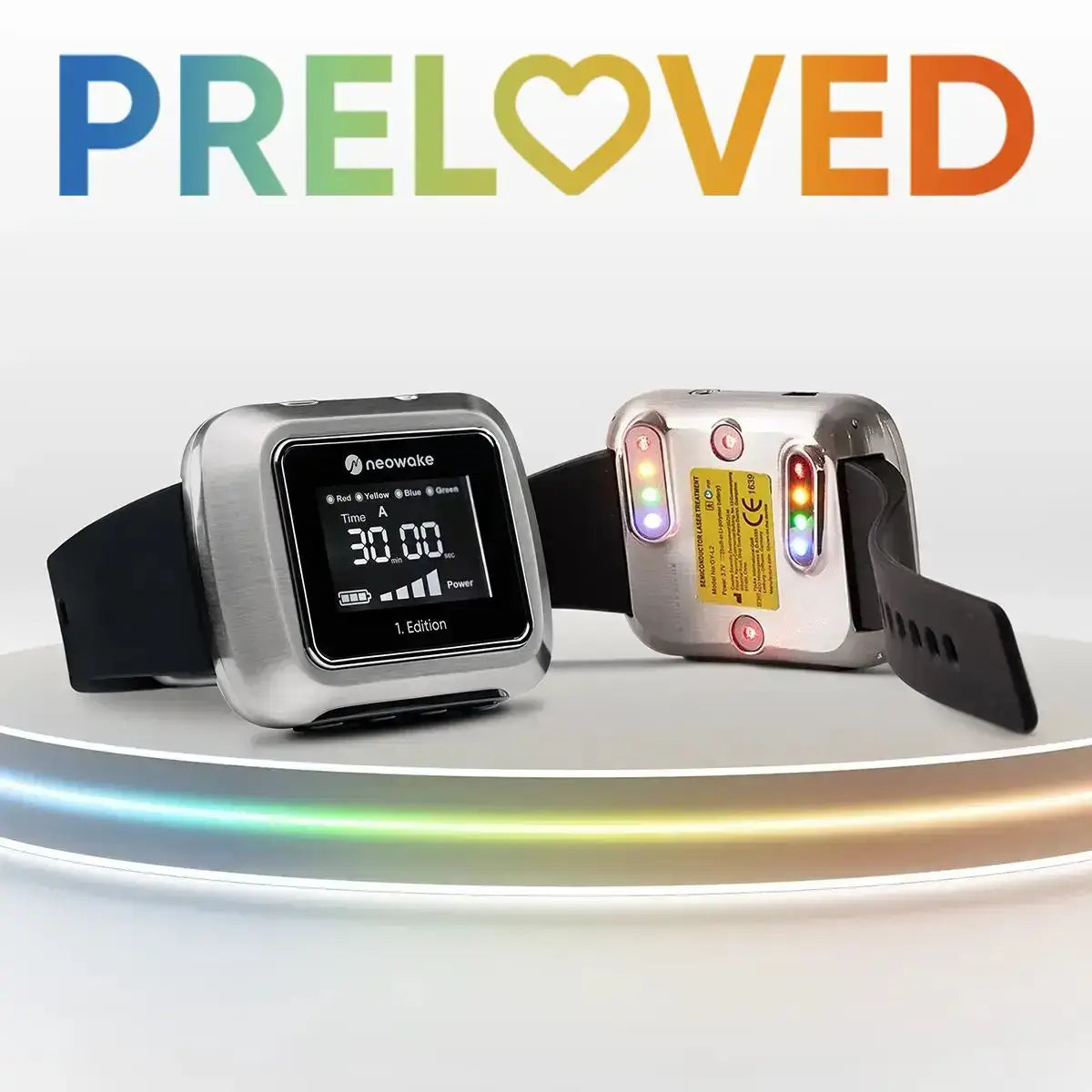 neowake Chroma Watch Preloved in der 1. Edition mit sichtbaren Licht- und Laserdioden