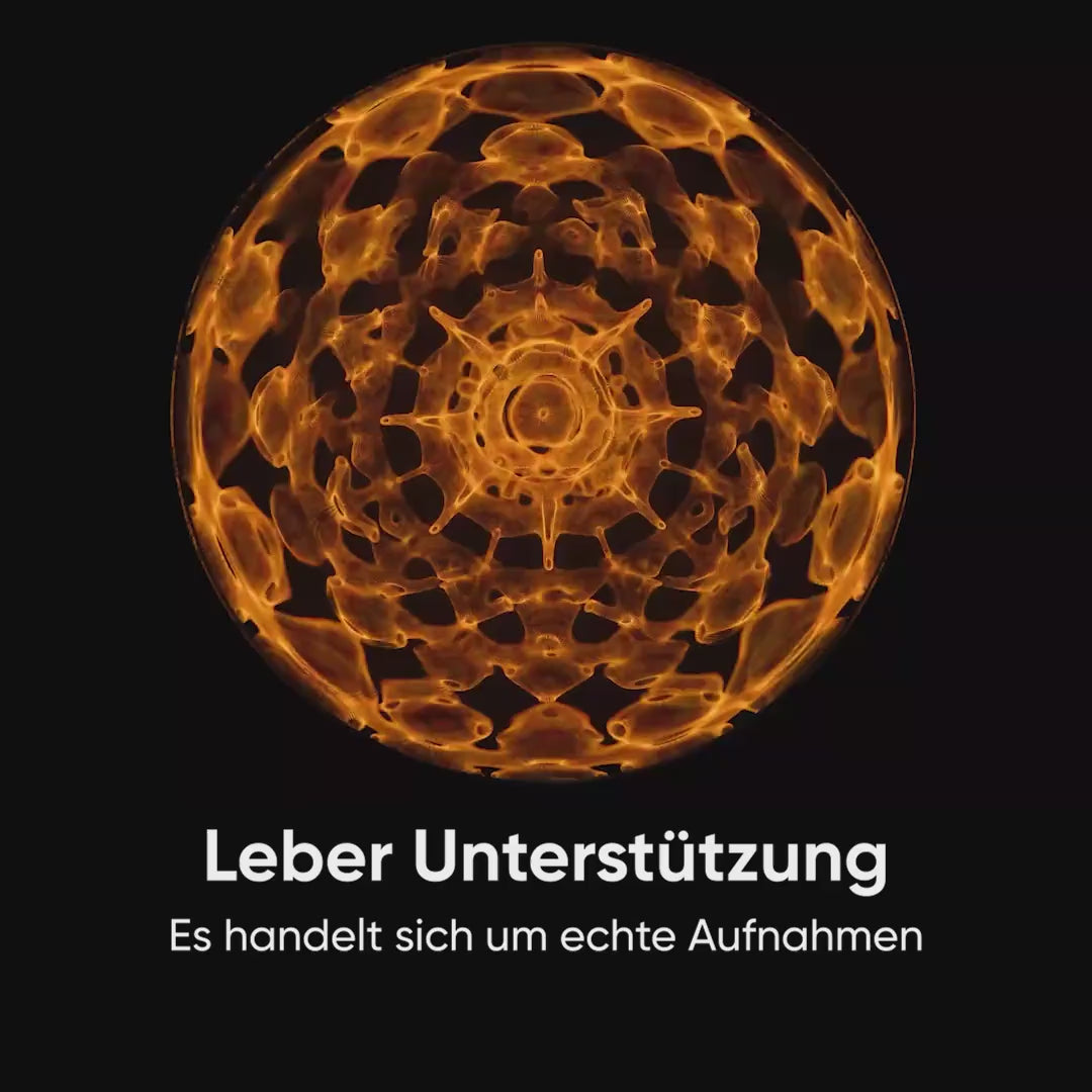 Videovorschau einer BIOTONICS Session mit Wasserklang-Aufnahme in Orange