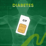 Diabetes Chipkarte (Nach Dr. Clark - C17)