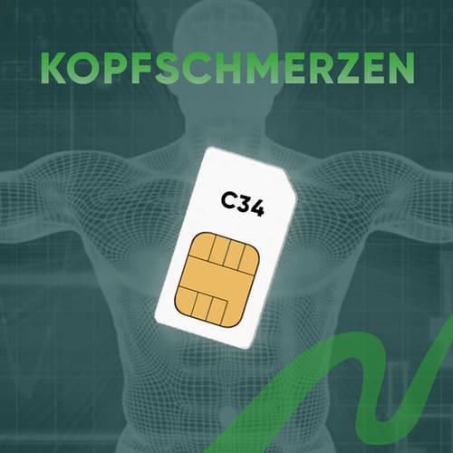 Kopfschmerzen Chipkarte (Nach Dr. Clark - C34)