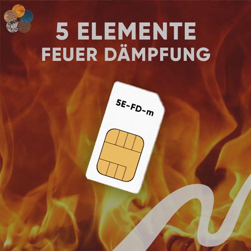 Feuer Dämpfung Chipkarte - 5 Elemente